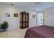 Large main bedroom with tile floors, ample natural light, and plenty of closet space at 7340 Villa D Este Drive, Sarasota, FL 34238