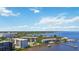 Aerial of condos with river and bay views at 1650 1St W Ave # 503B, Bradenton, FL 34205