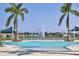 Gorgeous zero entry pool featuring a central fountain, perfect for relaxation and community enjoyment at 10519 Spring Tide Way, Parrish, FL 34219