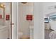 Functional bathroom featuring a toilet, sink, vanity, and towel rack for convenience at 1212 41St Avenue E Dr, Ellenton, FL 34222