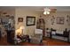 Bright living room with hardwood floors, comfortable seating, and charming decor at 1711 30Th W St, Bradenton, FL 34205
