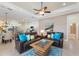 Bright living room featuring comfortable seating, stylish decor, and an open layout at 1727 88Th Nw Ct, Bradenton, FL 34209