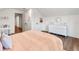 Bright bedroom features hardwood floors and a comfortable layout, perfect for a restful night's sleep at 30416 Saddlebag Trl, Myakka City, FL 34251