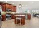 Beautiful kitchen with stainless steel appliances, granite countertops, and ample cabinet space at 3420 77Th W St # 202, Bradenton, FL 34209