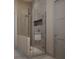 Modern bathroom showcases a glass-enclosed shower and sleek, contemporary fixtures at 3811 30Th S Ave, St Petersburg, FL 33711