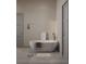 Elegant bathroom featuring a freestanding tub, neutral decor, and modern fixtures at 3811 30Th S Ave, St Petersburg, FL 33711