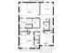 Detailed floor plan showcasing layout of the second floor at 3811 30Th S Ave, St Petersburg, FL 33711