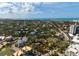 An aerial view of the home's location shows the property close to the beach and other local attractions at 4711 Ocean Blvd, Sarasota, FL 34242