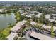 A scenic aerial view of the apartments, nestled near a serene lake at 510 Spring Lakes Blvd, Bradenton, FL 34210