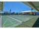 Well-maintained shuffleboard courts for residents to enjoy, in a sunny and beautifully landscaped community at 7 Braden Castle Dr, Bradenton, FL 34208