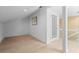 Empty room with hardwood floors and a door with a large window at 71 Tidy Island Blvd, Bradenton, FL 34210
