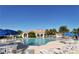 Relax and enjoy the community pool, perfect for swimming and sunbathing at 7664 Camminare Dr, Sarasota, FL 34238