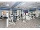 Fully equipped fitness center featuring modern weight machines for strength training at 7664 Camminare Dr, Sarasota, FL 34238