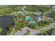Aerial view of the community pool and recreational area at 12272 Stuart Dr, Venice, FL 34293