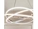 Close-up of modern ring-shaped light fixture at 12272 Stuart Dr, Venice, FL 34293