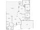 Detailed floor plan showcasing the layout of this spacious property, including a screened patio and a three car garage at 15107 3Rd E Dr, Bradenton, FL 34212