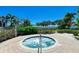 Hot tub and beautiful landscaping with ocean view at 275 Sapphire Lake Dr # 101, Bradenton, FL 34209