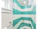 Chic bathroom with unique tile in the glass shower, adding a modern touch to this space at 336 Avenida De Mayo, Sarasota, FL 34242