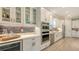 Modern kitchen featuring stainless steel appliances and sleek cabinetry at 3568 Santa Caterina Blvd, Bradenton, FL 34211