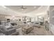 Open-concept design with living room, dining area and kitchen at 3568 Santa Caterina Blvd, Bradenton, FL 34211