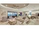 Spacious living room with golf course view and open kitchen at 3568 Santa Caterina Blvd, Bradenton, FL 34211