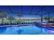 Beautiful in-ground pool and hot tub with a spectacular golf course view at 3568 Santa Caterina Blvd, Bradenton, FL 34211