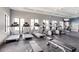 Fitness center with modern equipment and large windows at 3814 Scrub Creek Run, Lakewood Ranch, FL 34211