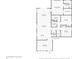 Detailed floor plan showcasing the layout of this home, including the living room, bedrooms, and kitchen at 4107 Pine Meadow Dr, Parrish, FL 34219