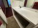 Bathroom vanity with solid surface top and modern faucet at 425 30Th W Ave # C112, Bradenton, FL 34205