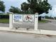 Community sign for DeSoto Square Villas Wood Park located at 390 at 425 30Th W Ave # C112, Bradenton, FL 34205