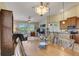 Spacious and bright living area with a seamless transition to the dining and kitchen areas, ideal for Gathering gatherings at 4250 Turnberry Cir, North Port, FL 34288