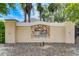 The Villas Turnberry Trace community sign at 4250 Turnberry Cir, North Port, FL 34288