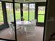 Relaxing screened patio with comfortable seating and views of the lush outdoors at 5767 Avista Dr # 5767, Sarasota, FL 34243