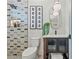 Modern bathroom featuring stylish tile, an oversized shower head and dual pendant lighting at 800 Blue Shell Loop, Sarasota, FL 34240
