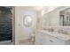 Luxurious bathroom with double sinks, marble counters, and a walk-in shower at 914 82Nd Nw St, Bradenton, FL 34209