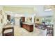 Open kitchen featuring granite countertops and stainless steel appliances at 914 82Nd Nw St, Bradenton, FL 34209