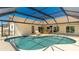 Beautiful screened-in pool area with covered seating, ideal for outdoor entertaining at 914 82Nd Nw St, Bradenton, FL 34209