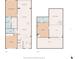 Detailed floor plan showcasing the layout of this two-story home at 1233 Dockside Pl # 207, Sarasota, FL 34242