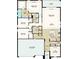 Detailed floor plan showcasing the layout of the home, including bedrooms, bathrooms, and living spaces at 1596 Laurel Brook Ln, Port Charlotte, FL 33953