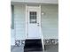 Front entrance of home showing classic door at 217 Water Oak Ln, Sarasota, FL 34237