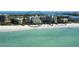 Beautiful aerial view of the condos with beach access at 230 Sands Point Rd # 3501, Longboat Key, FL 34228