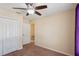 Comfortable bedroom featuring neutral carpet at 2332 Dovesong Trace Dr, Ruskin, FL 33570