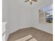 Bedroom with laminate flooring and a large window at 3694 Crittendon St, North Port, FL 34286