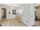 Stylish breakfast bar with pendant lighting and bar stools at 3718 59Th Ave W # 3718, Bradenton, FL 34210
