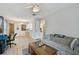 Spacious living room with office area and breakfast bar at 3718 59Th Ave W # 3718, Bradenton, FL 34210