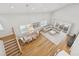 Bright living room with an open floor plan, combining dining and living areas, and flooded with natural light at 4013 Red Rock Ln, Sarasota, FL 34231