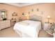 Cozy bedroom featuring neutral paint, wicker furniture, bright windows, and relaxing retreat space at 4069 Overture Cir # 341, Bradenton, FL 34209