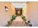 Inviting walkway featuring manicured landscaping, creating a warm welcome to the units at 4069 Overture Cir # 341, Bradenton, FL 34209