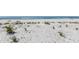 Beautiful white sandy beach with light vegetation and clear blue ocean waters at 5300 Gulf Dr # 204, Holmes Beach, FL 34217