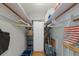 Organized walk-in closet with shelving, storage, and ample space for belongings at 5300 Gulf Dr # 204, Holmes Beach, FL 34217